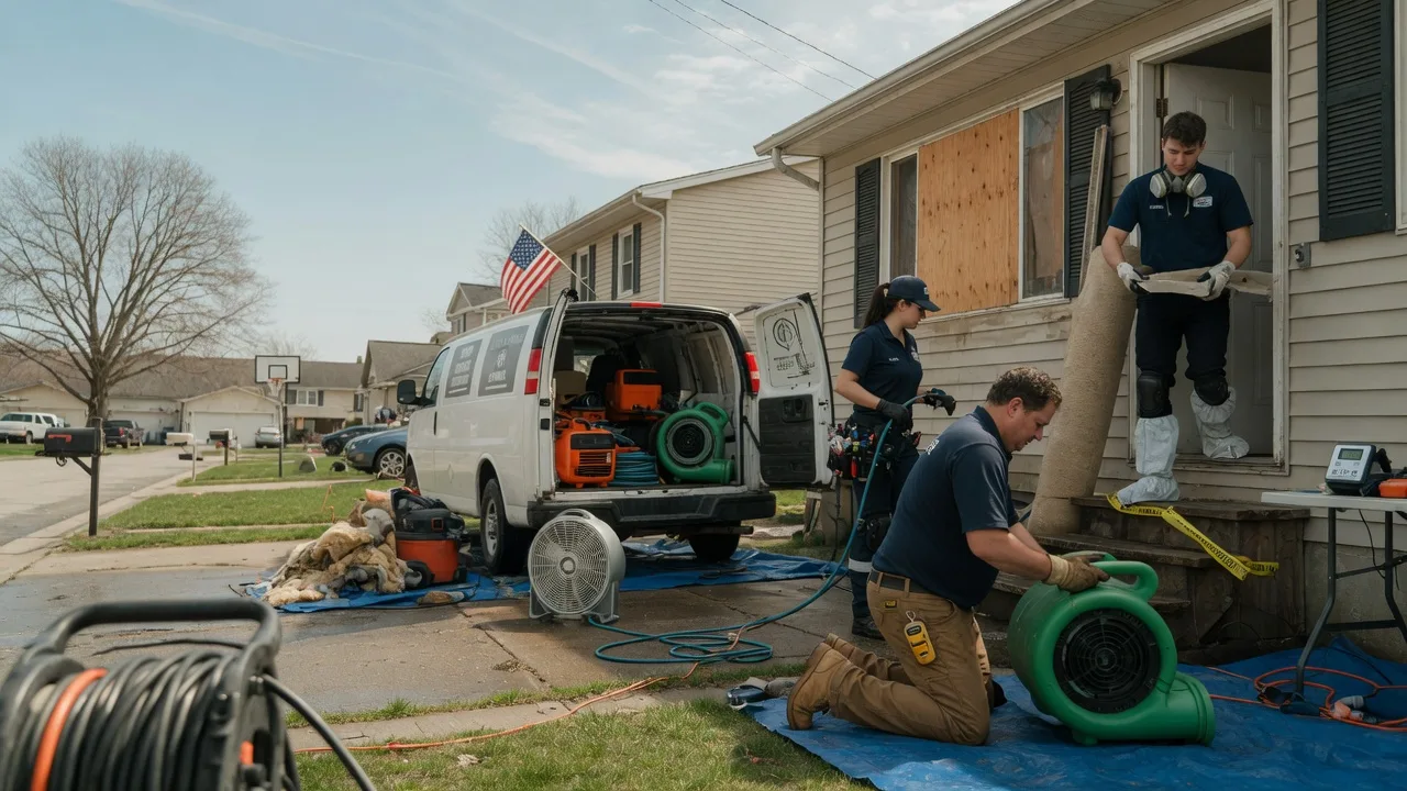Water Damage Restoration in Pennville, IN near me